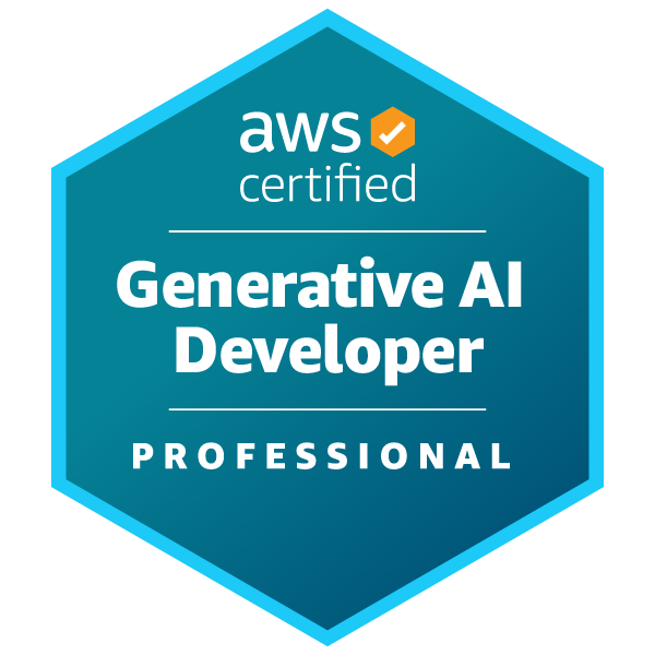 AWS Certified GenAI Developer Professional badge